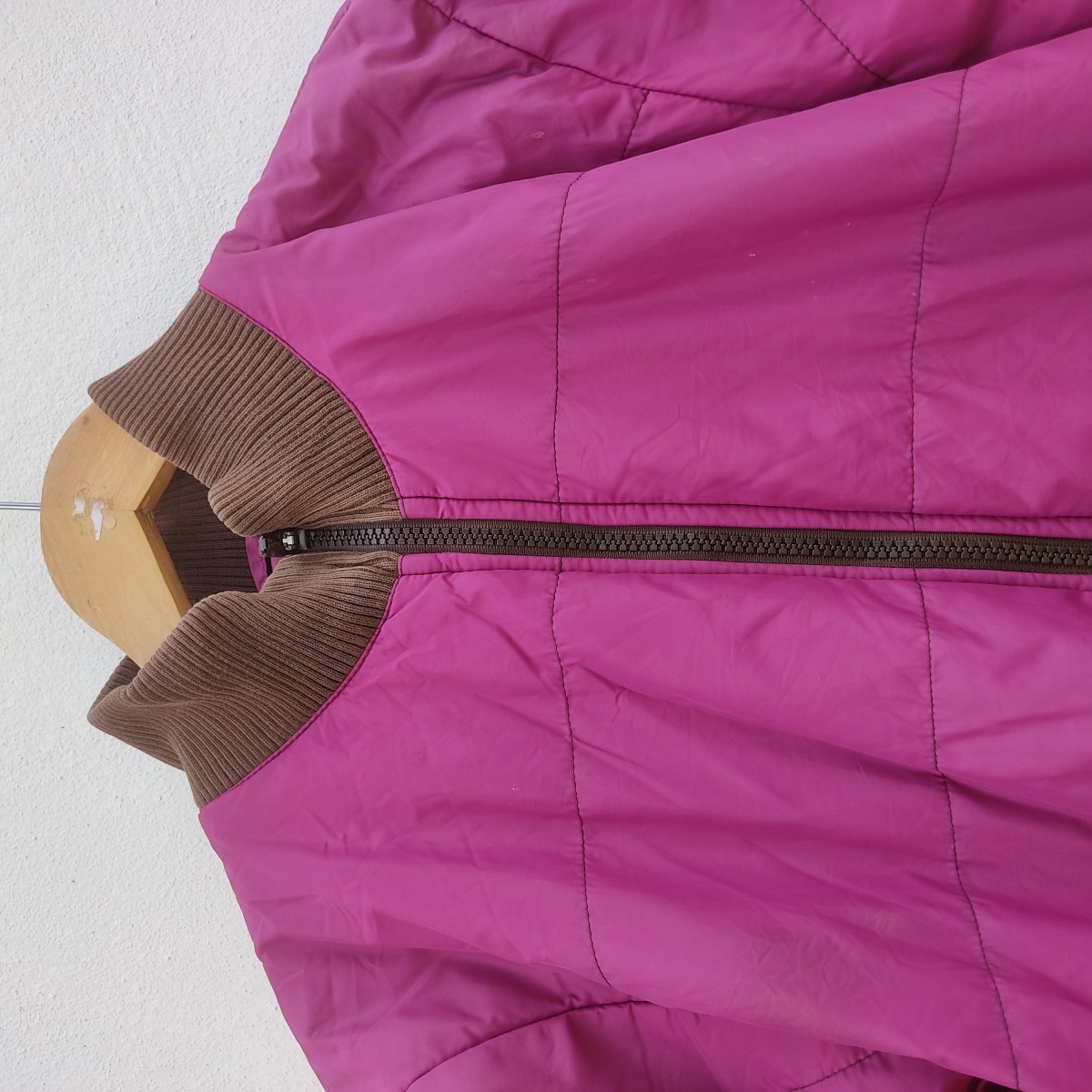 Go Sports Pink Purple Puffer Bomber Winter Jacket - 3