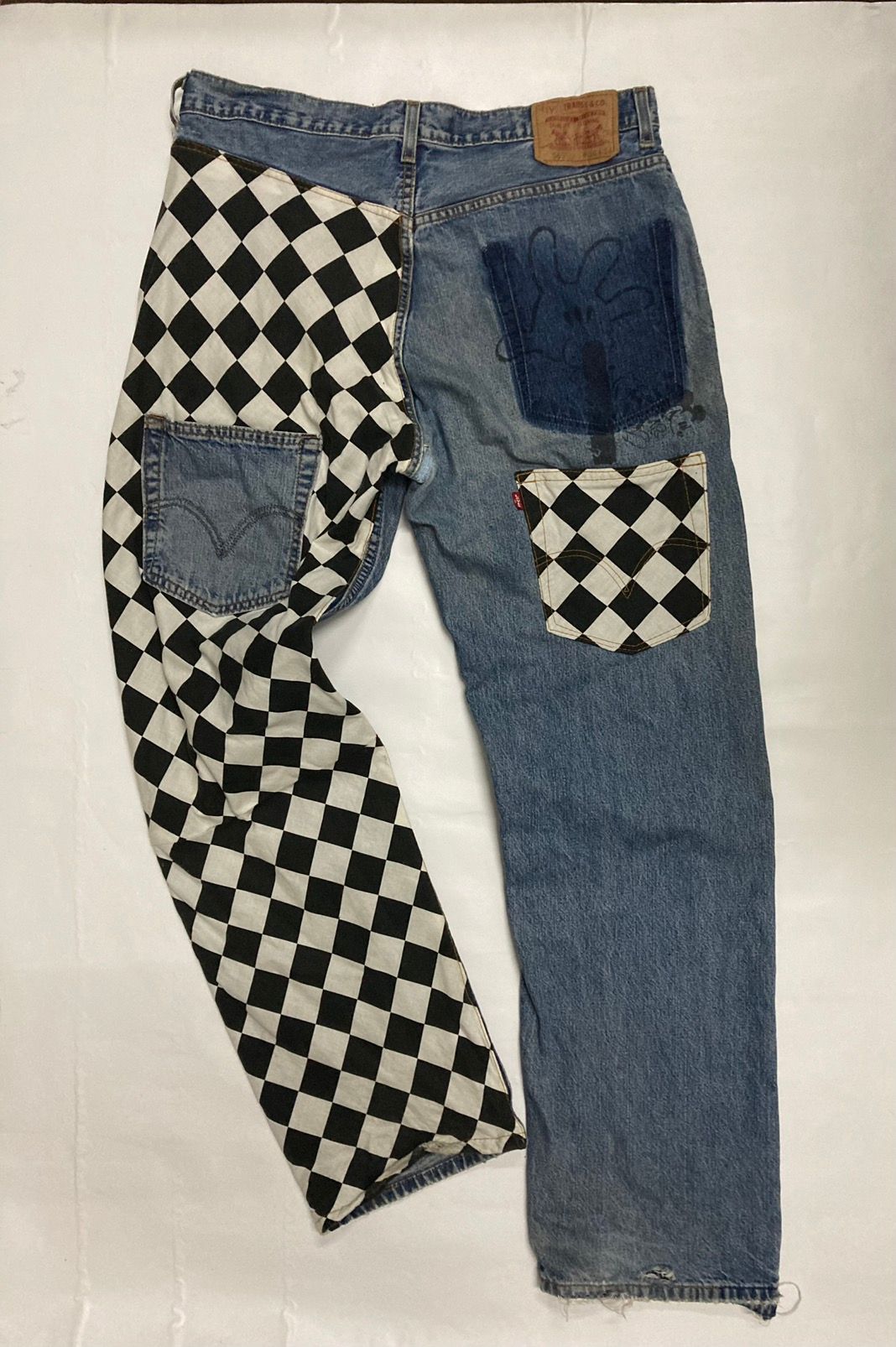 Levis 569 Loose Straight Fit Custom Distressed Jeans - 3