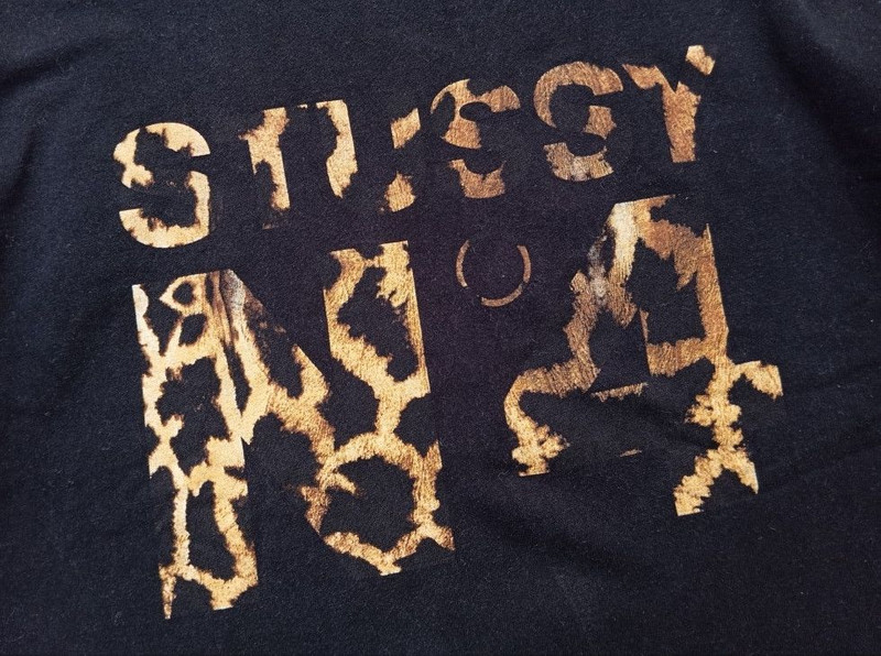 Stussy no4 leopard print 🎲 Tshirt streetwear 🔥 - 1