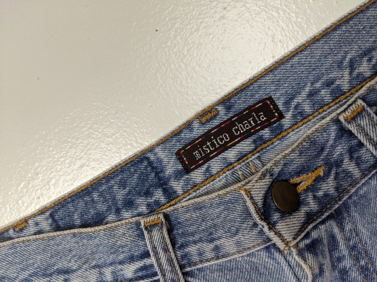 Distressed Denim - Mistico Charla Patchwork Jeans Bottom Pant - 4