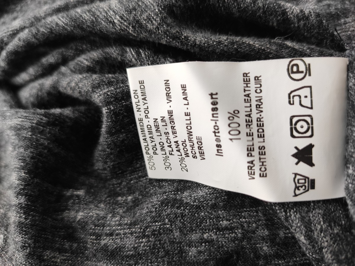 Transit Uomo - Leather trim pullover.Like Isaac Sellam or Rick Owens - 6