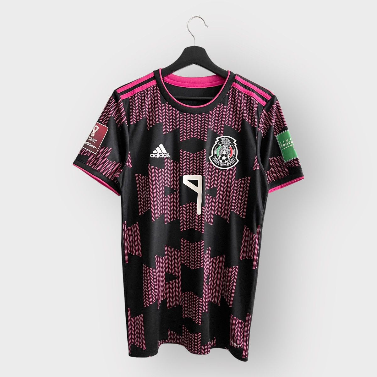 Vintage - 2022 Mexico World Cup Home Jersey #9 Raul Jimenez (S) - 1