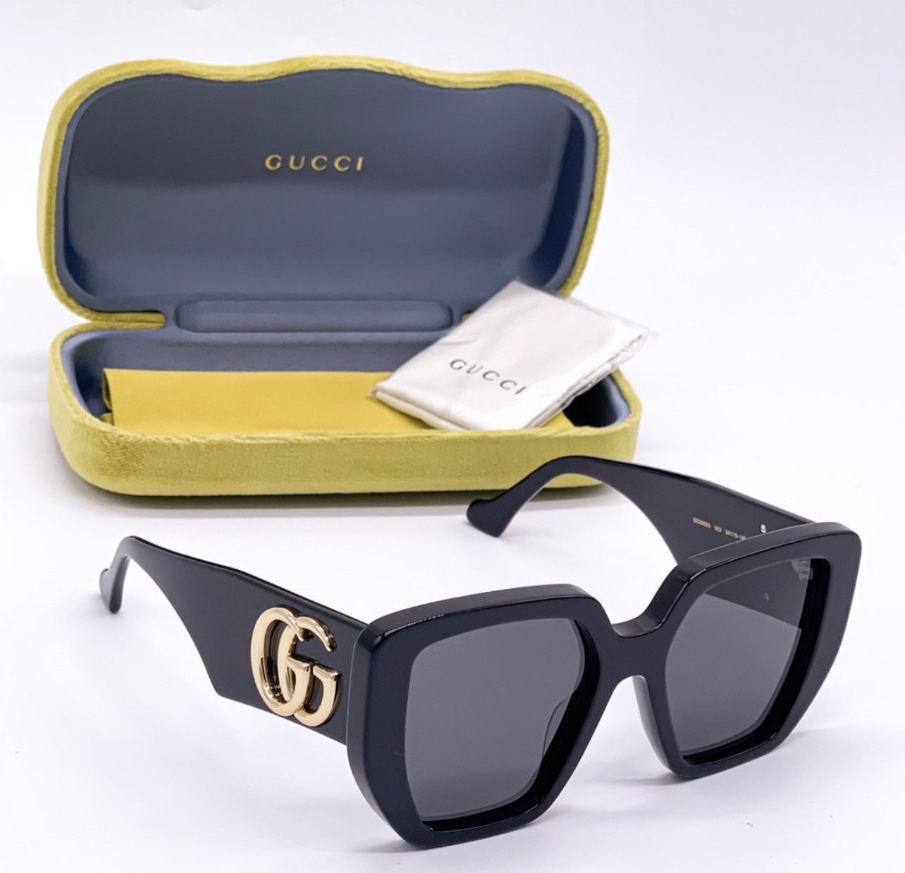 NEW GUCCI GG0956S 001 GUCCI SUNGLASSES GG0956S BLACK - 4