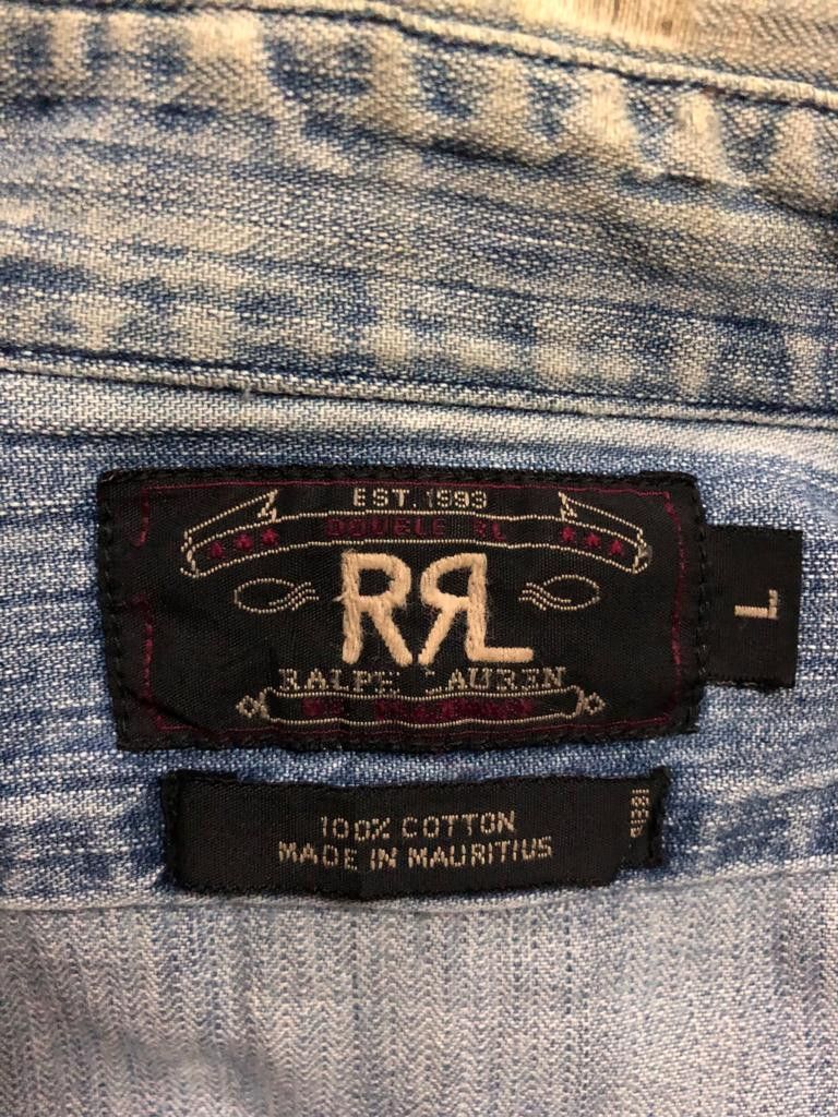 RRL Ralph Lauren Chambray Button Ups Shirt - 2