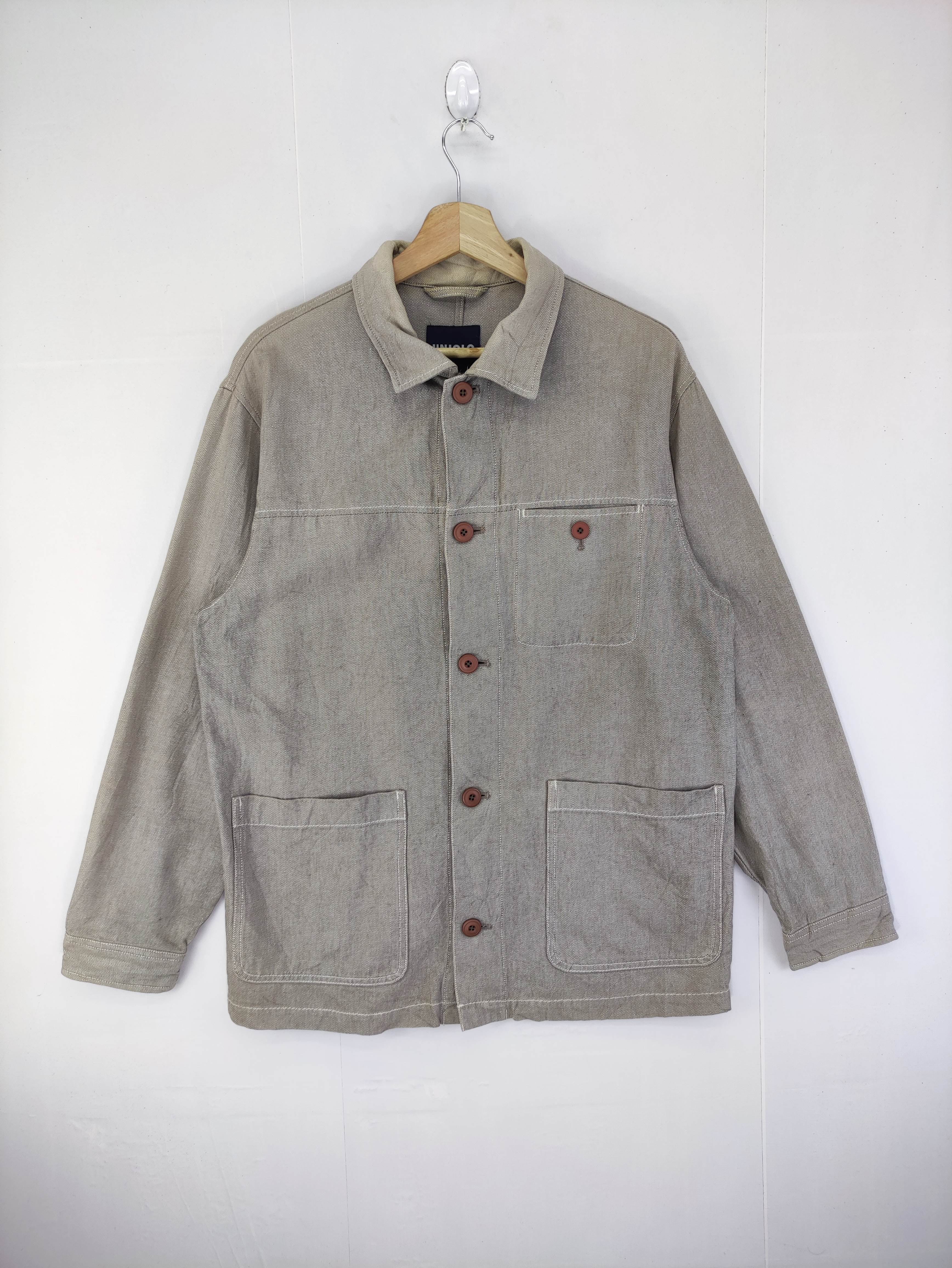 Vintage Uniqlo Chore Jacket Button Up - 1