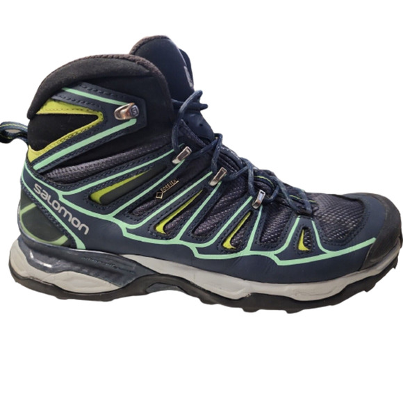 Salomon Hiking Boots/Shoes X Ultra 3 Mid GTX Contagrip Lace Up Multicolor 7.5 - 1