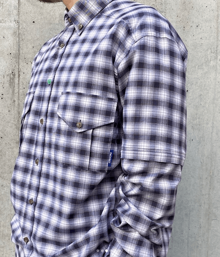 PACCBET Check Flannel 2-Way Zip Shirt - 8