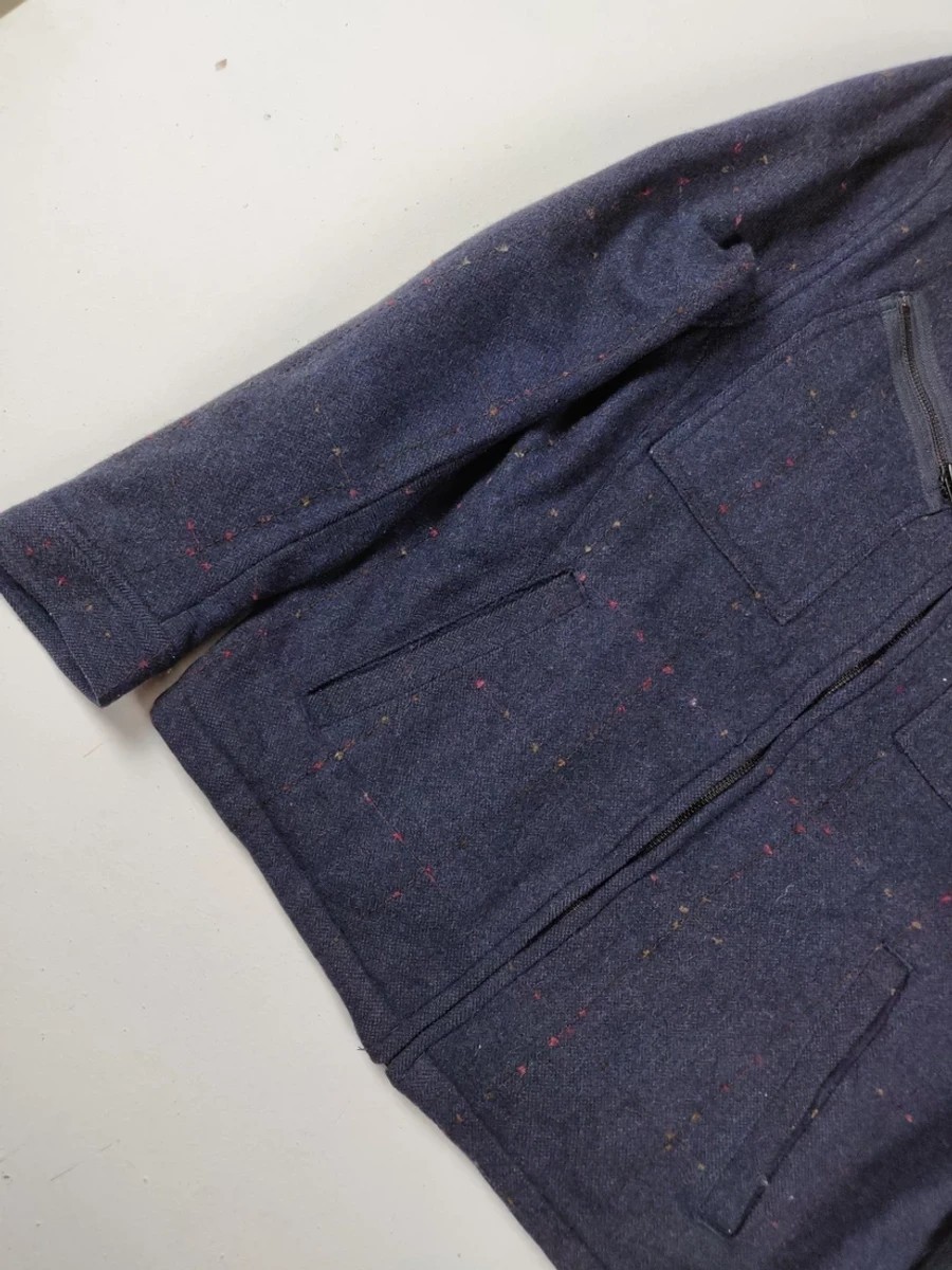 Japanese Brand -  Final Drop! Flat Linner Checkered Dot Jacket Coat Parka - 4
