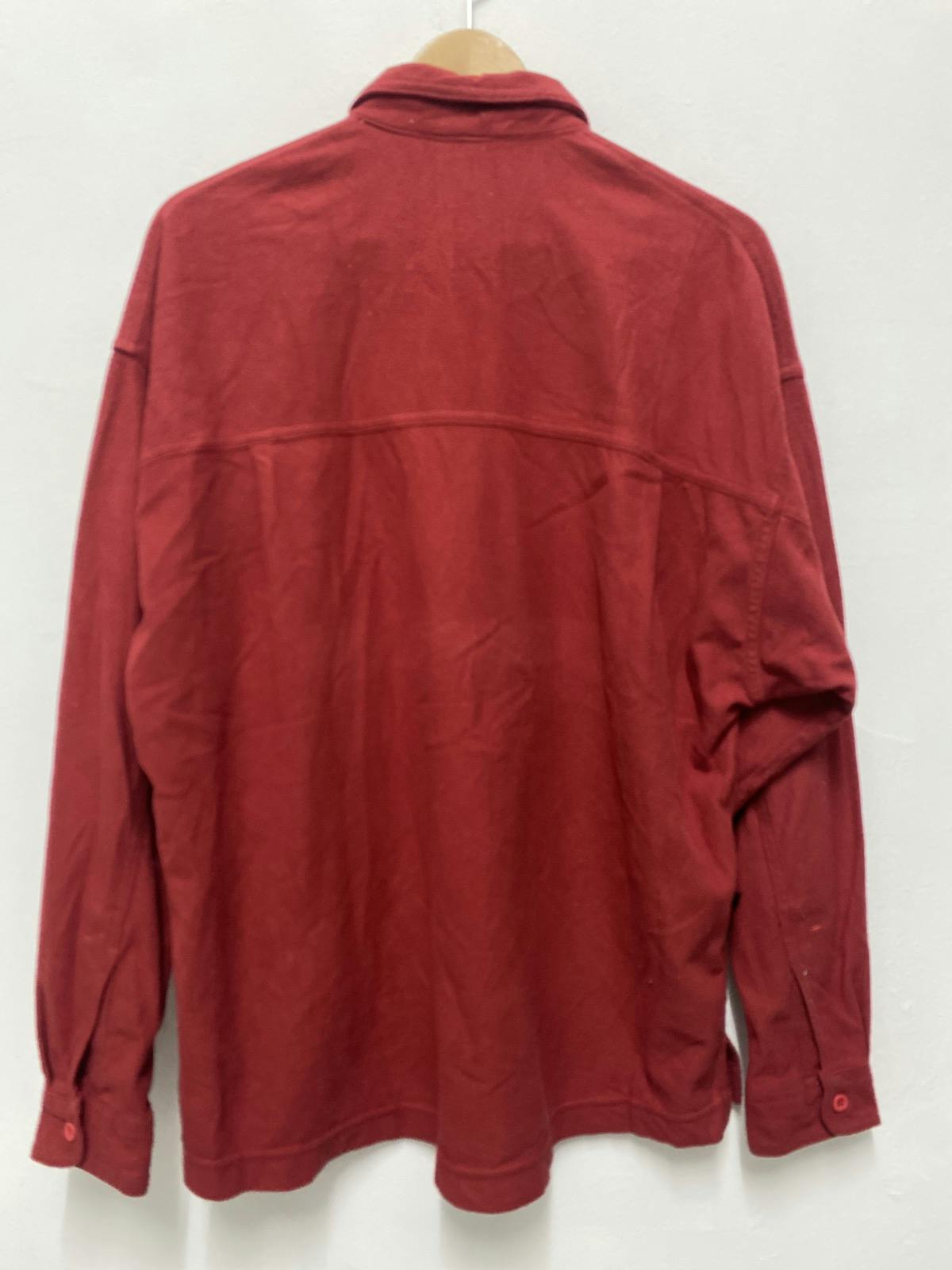 NIKE ACG red long sleeve fleece shirt - 2