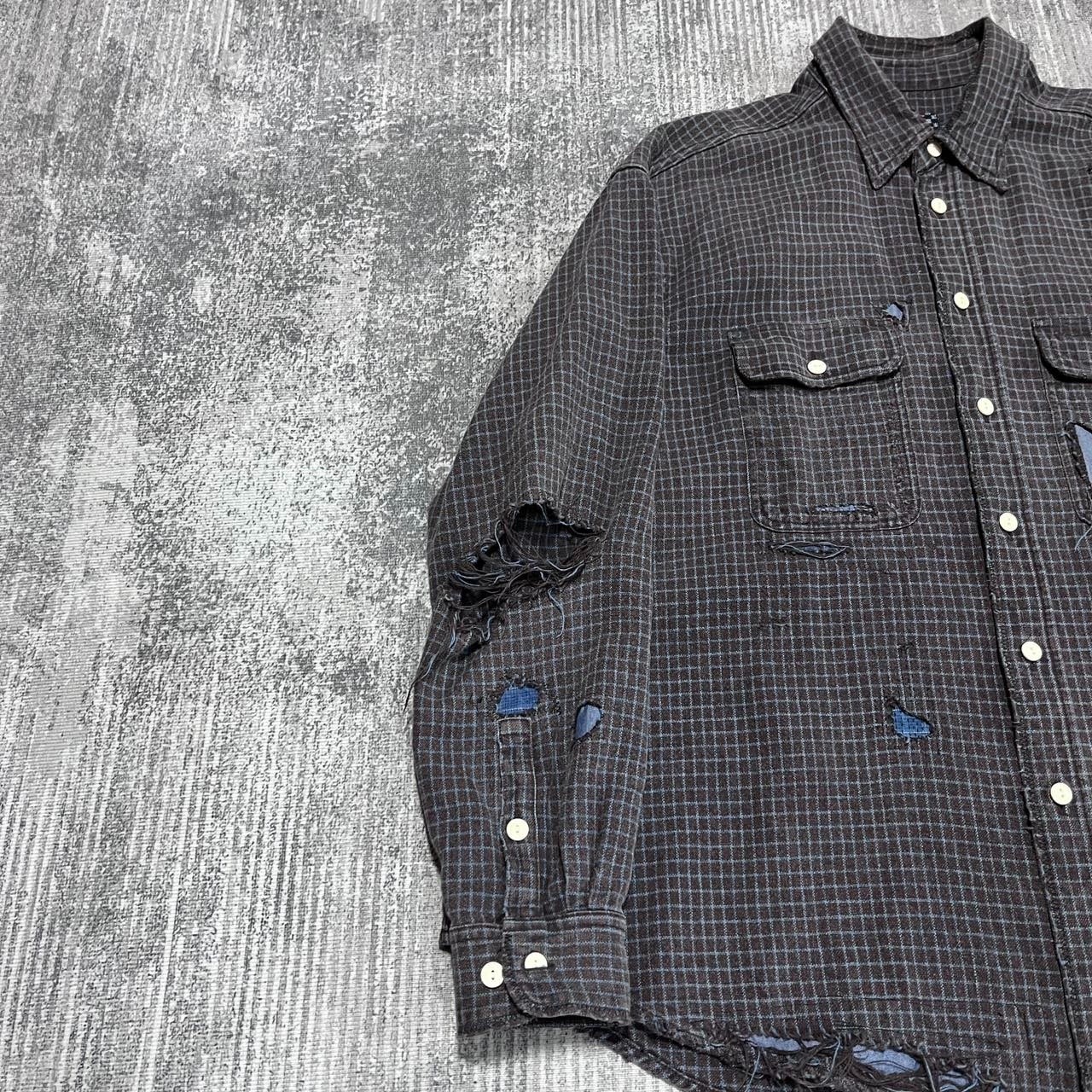 visvim 20ss ict grand river l/s crash - 3