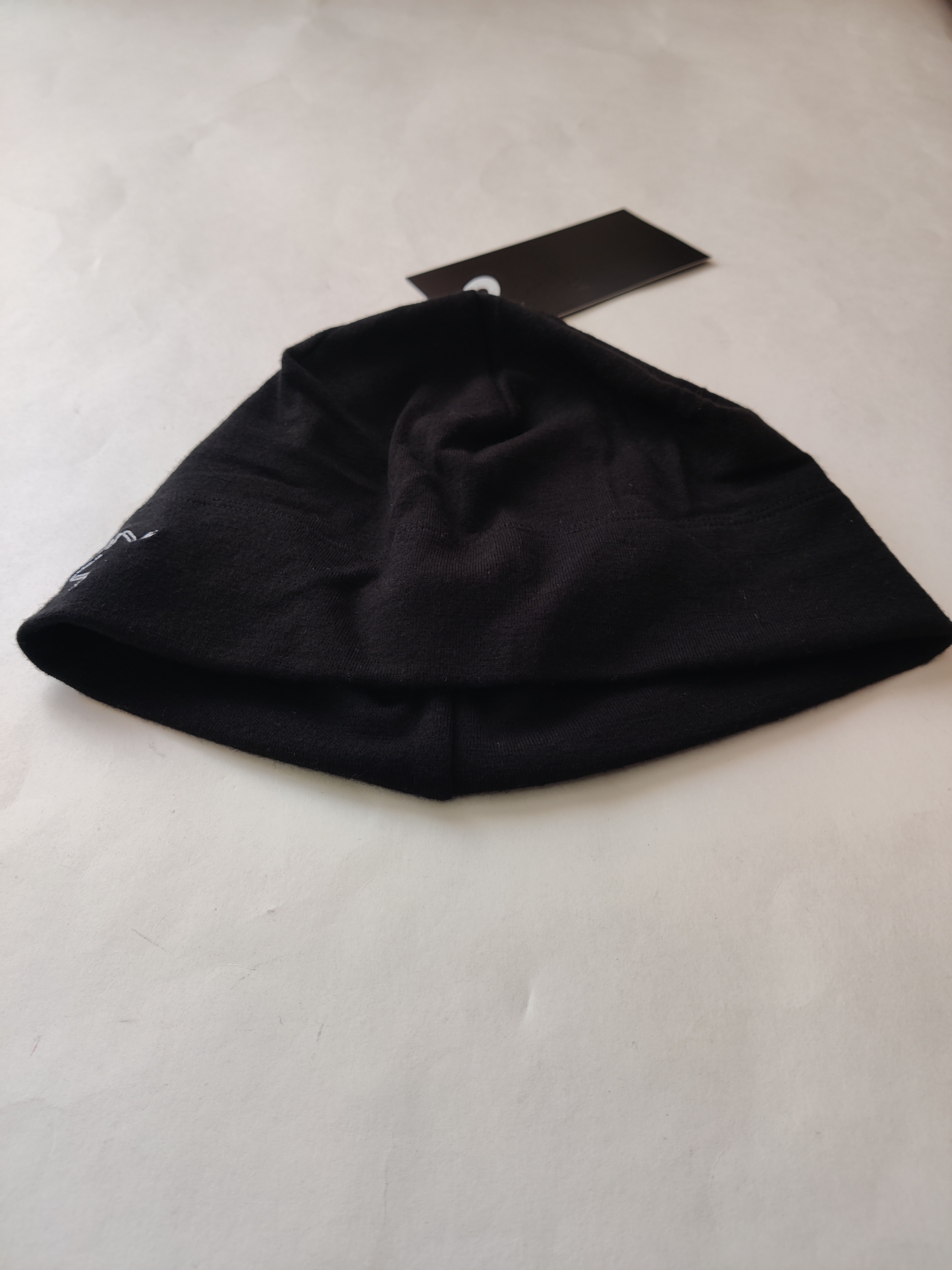 Rho LTW Merino Wool Beanie Thin Hat Winter Black Travel Outdoor Cap - 6