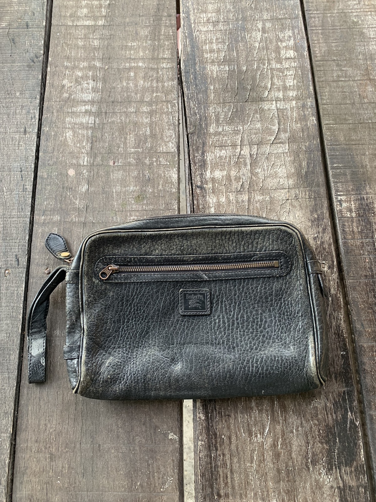Vintage - Vintage burberrys clutch leather - 6