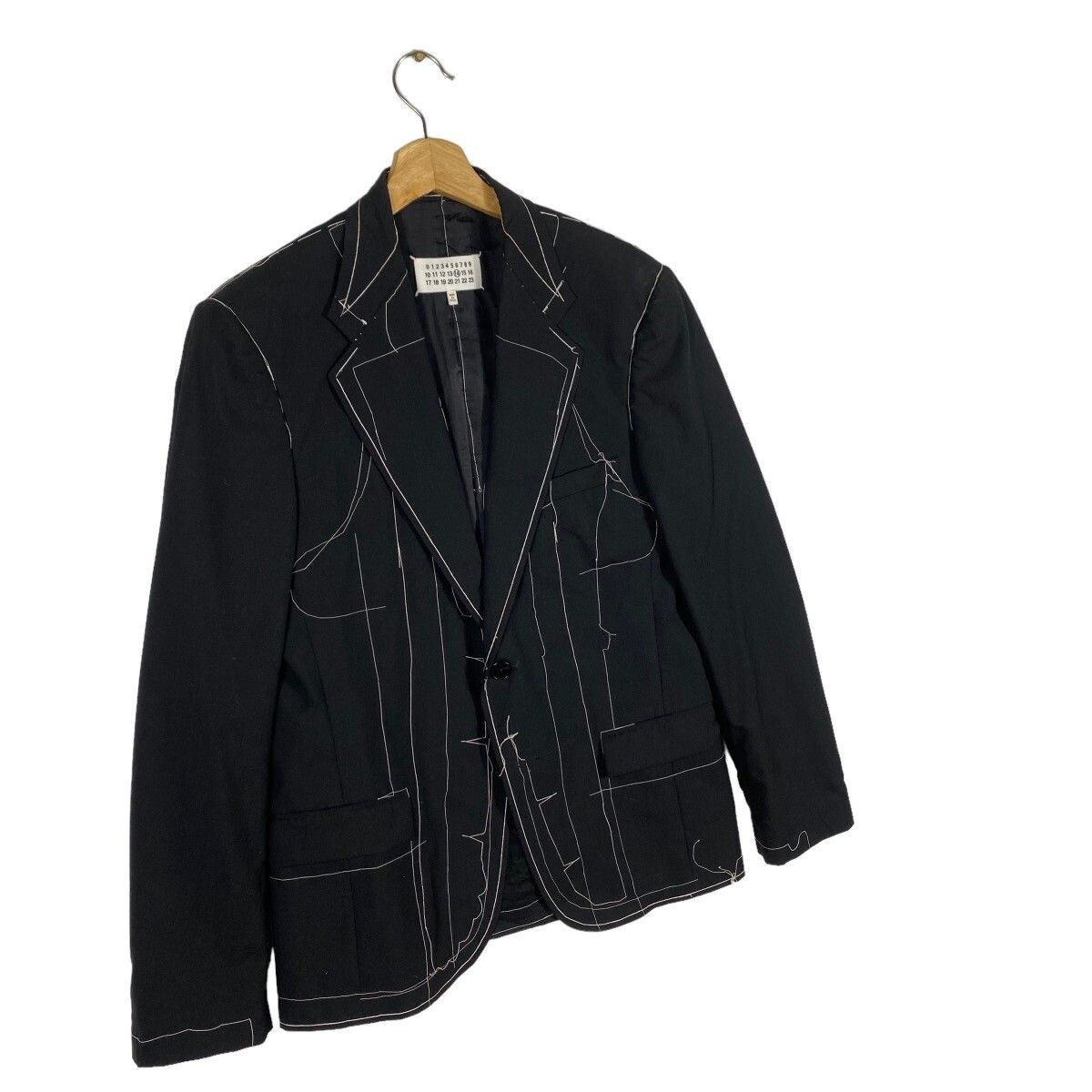 Archival Clothing - Maison Margiela Basting Stitching Blazer SS17 - 4