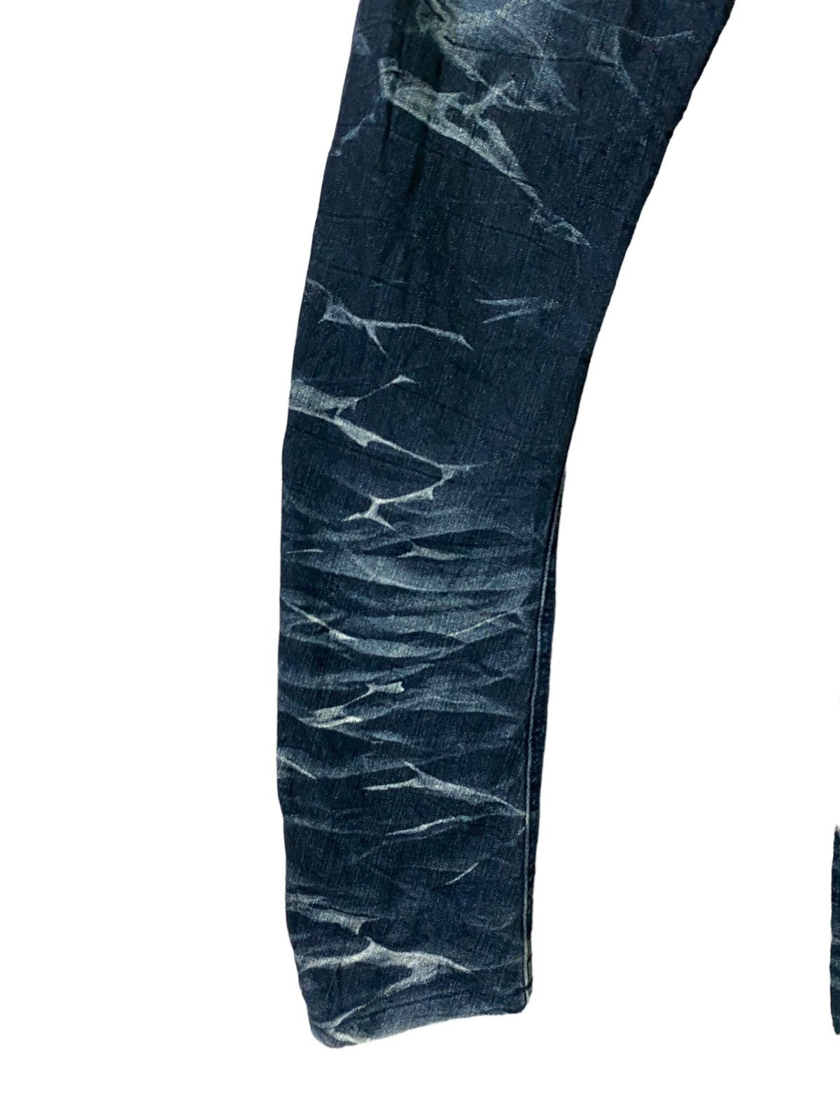 Vintage Semantic Design J Curve Legs Acid Wash Denim - 15