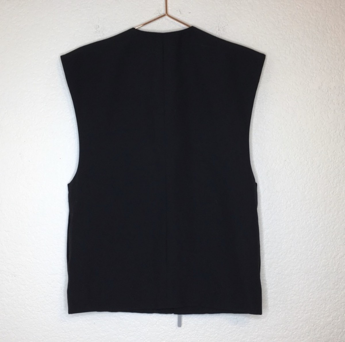 ARCHIVE SS02 Homme Black Pleated Accordion Vest - 2