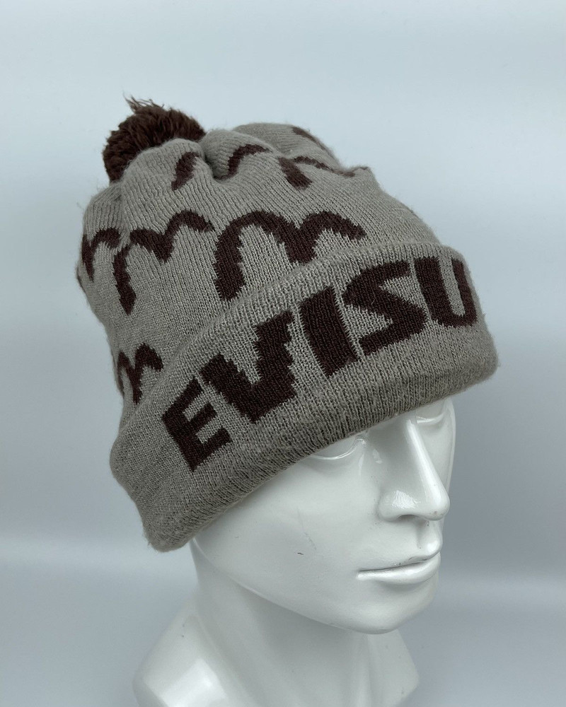 evisu beanie hat snow cap - 1