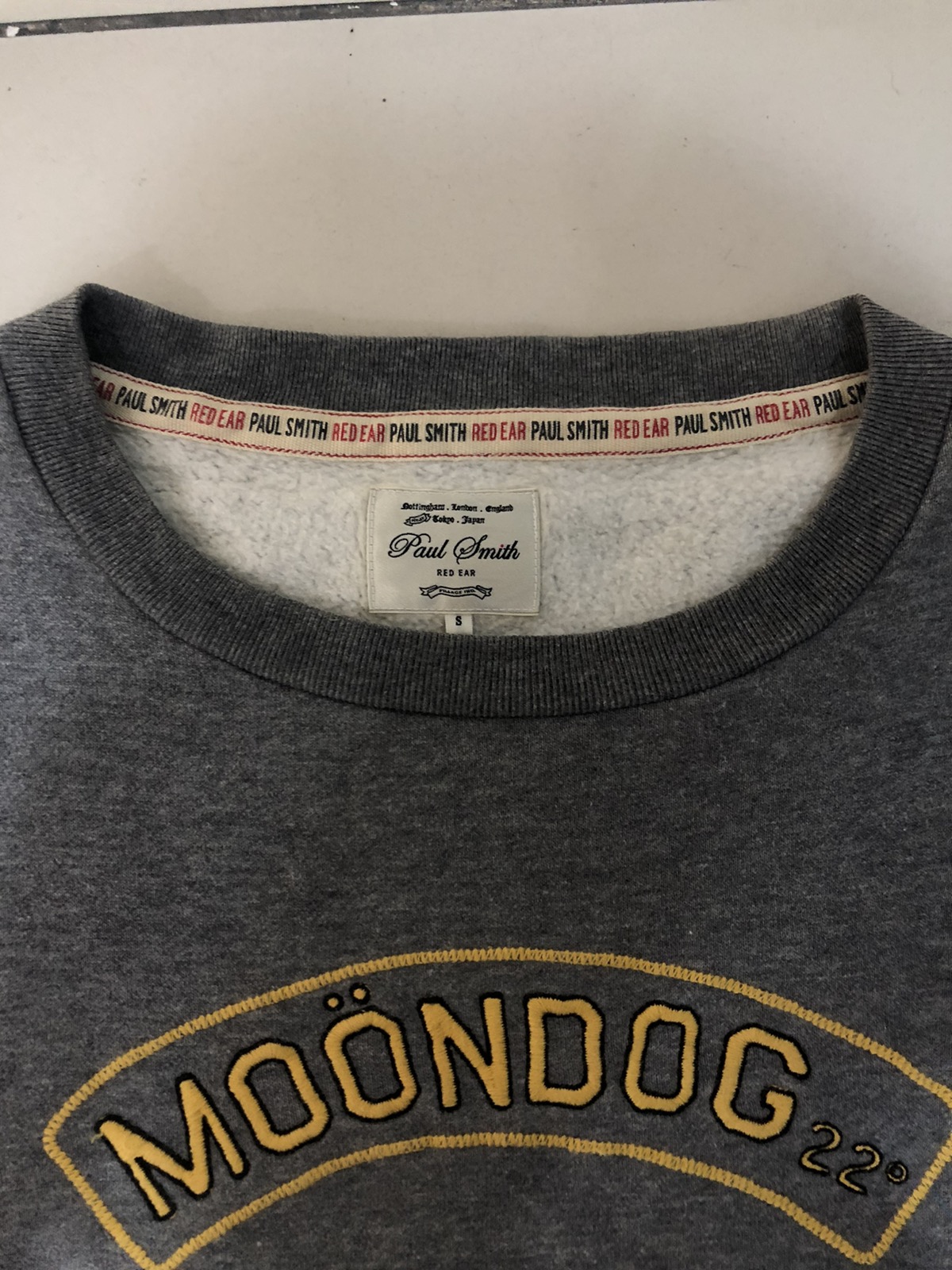 Paul Smith Red Ear Grey “Moondog” Sweatshirt - 6