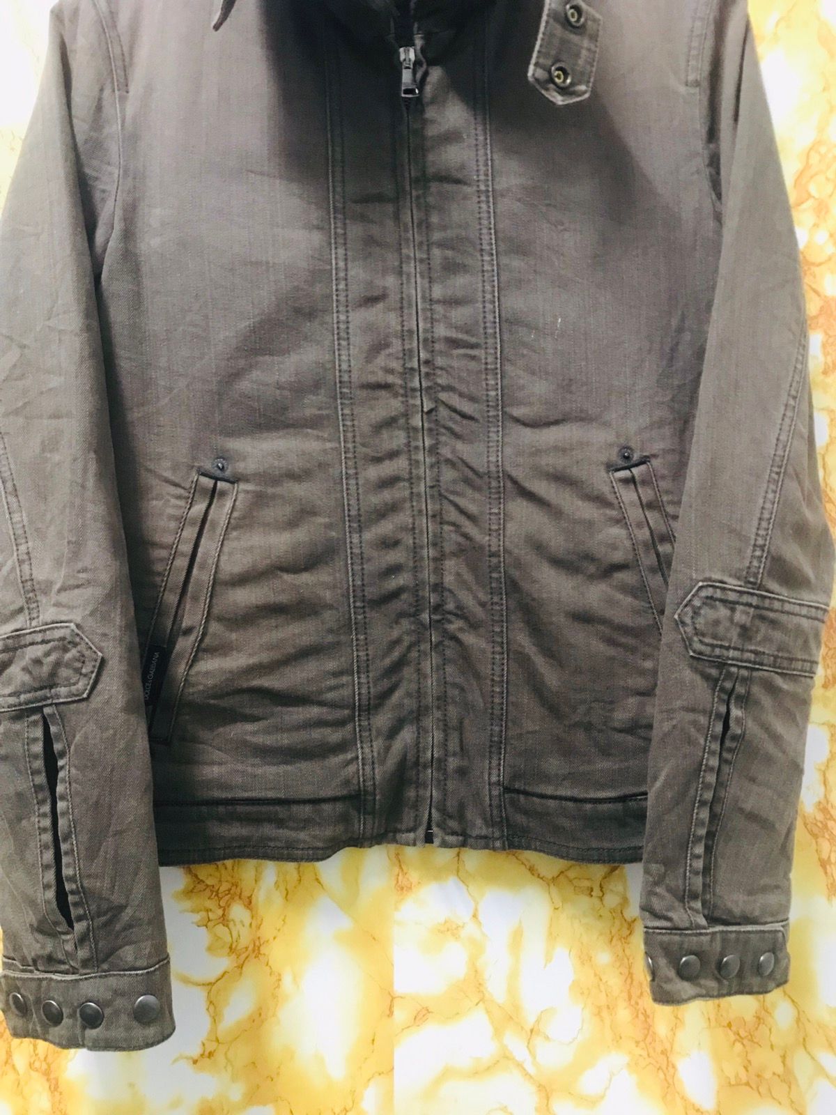Vintage D&G Fur Denim Jacket - 3