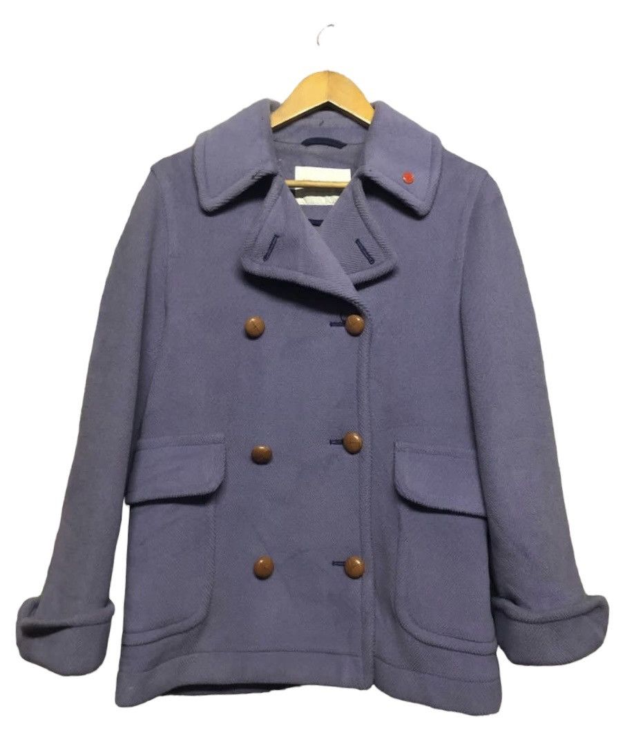 BapY Busy Working Lady By Nigo Double Breasted Coat England - 1
