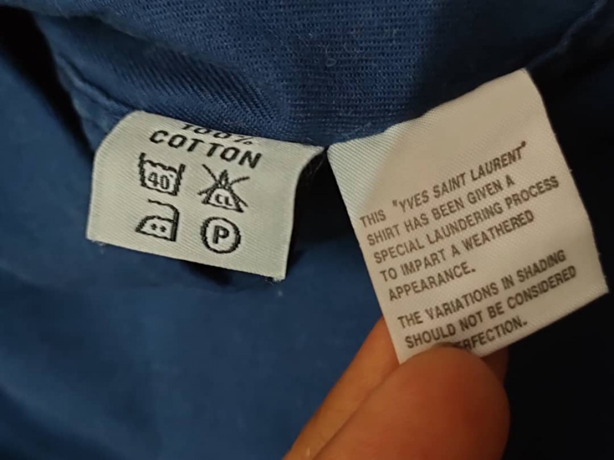 YSL Embroidered Small Logo Shirt - 4