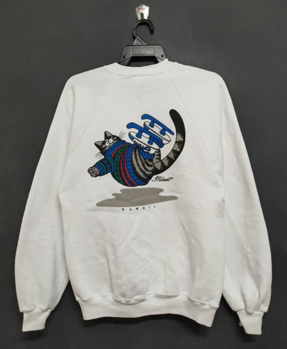 Cartoon Network - 80's Fat Cat Bkaliban Crewneck Jumper - 3