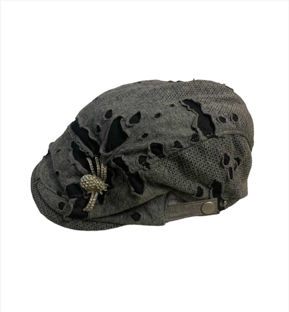 Japanese Brand - Spider Web Flat Cap - 1