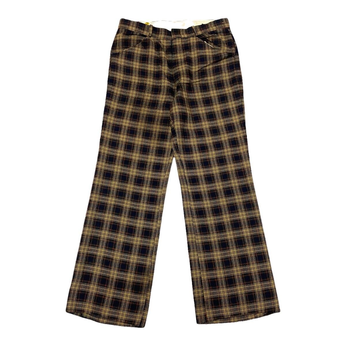 Archival Clothing - 🔥FARAH AW1998 CHECKED PLAID WOOL PANTS MADE IN ITALY - 1