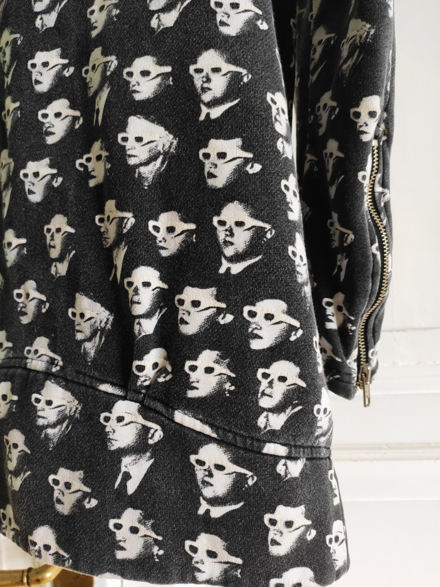 Jeremy Scott - GRAIL! 3d glasses fullprint cotton biker jacket FW07 - 8