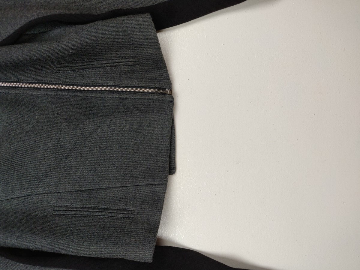 Casual Jacket - Asymmetrical Cropped Jacket Outerwear Coat - 3