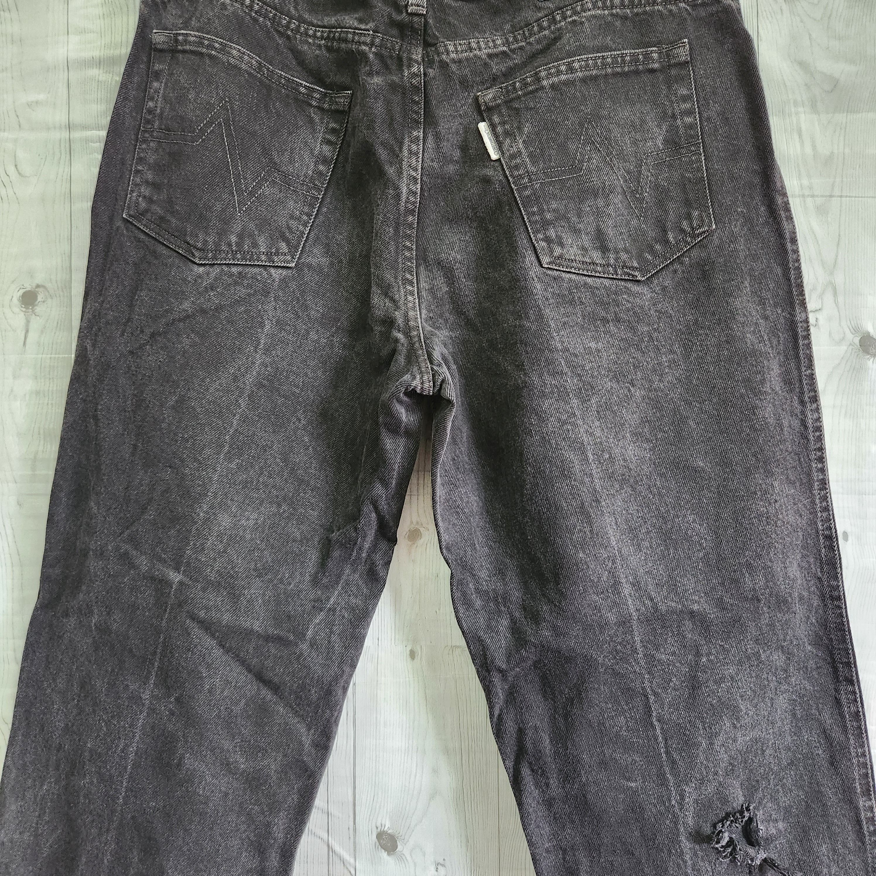 Vintage - Iceberg X Batman Baggy Denim Black Jeans Made In Italy - 11