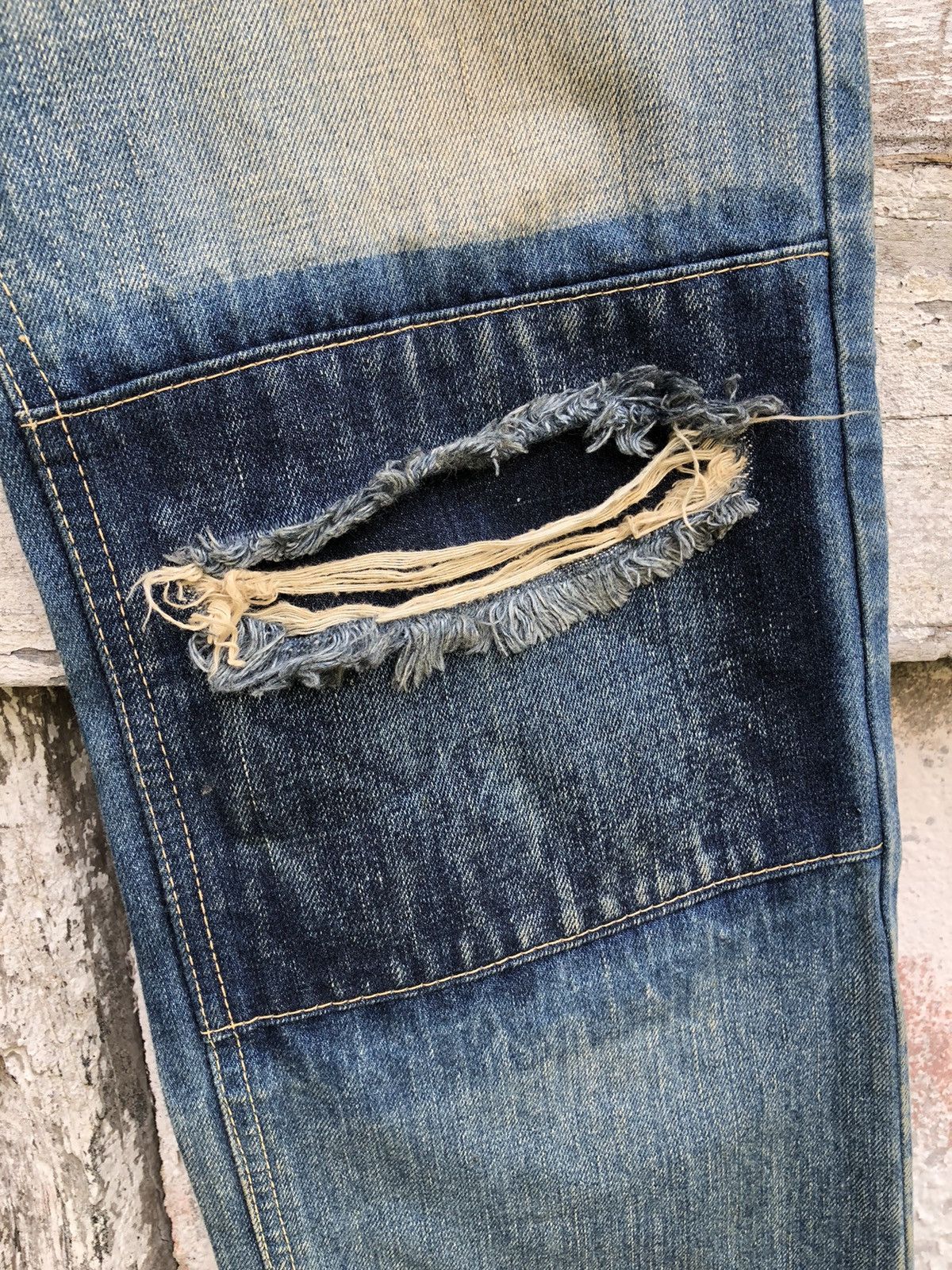 💯Felir💯Discovered Distressed Bush Pocket Pant Jean - 6