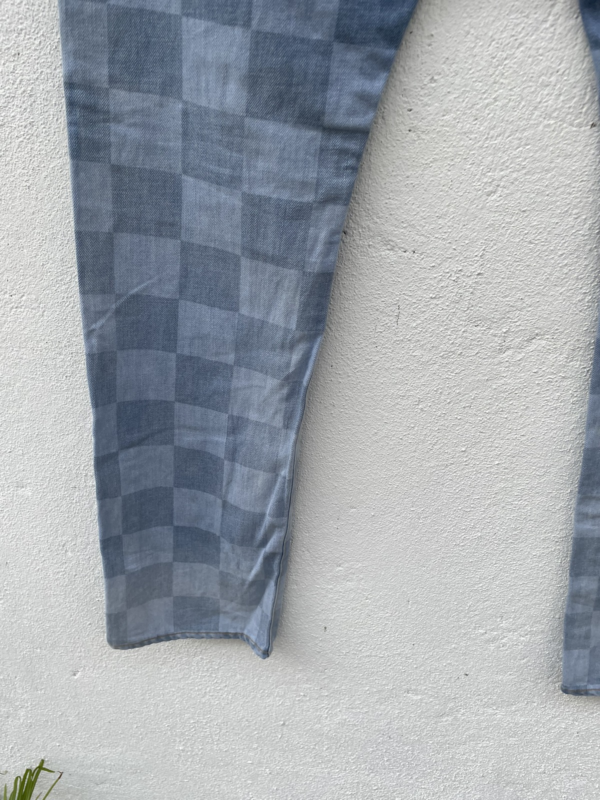 Japanese Brand - Made In Japan Sweager Plaid Design Jeans - 9