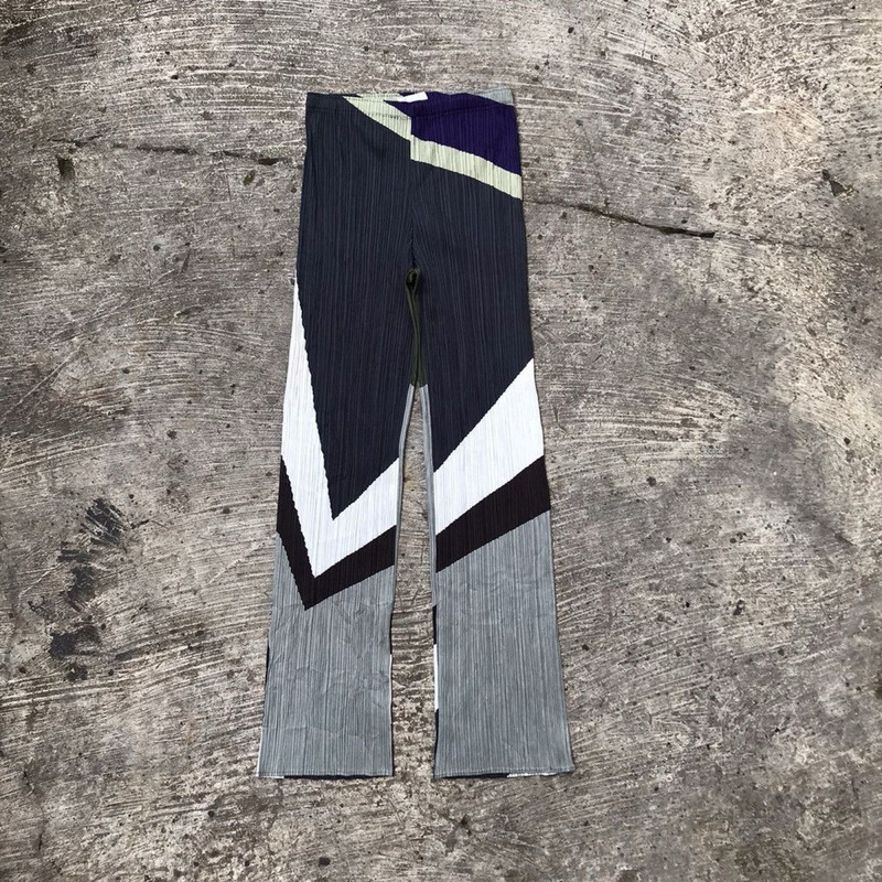 Vintage 90a Pleats Please Issey Miyake Geometric Pants - 1
