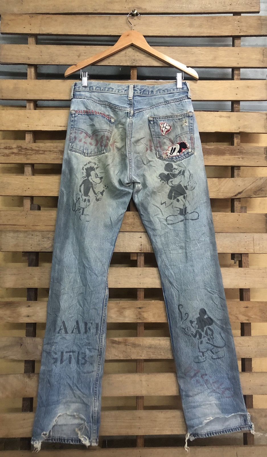 Rare Limited Edition 1997 Levi’s X Mickey Mouse Distressed - 15
