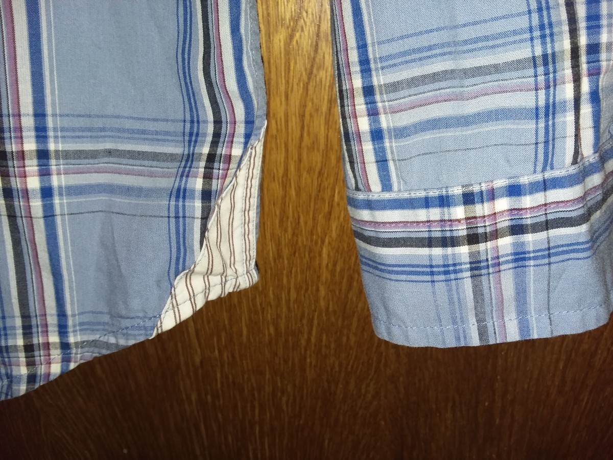 Original Penguin - Penguin Blue Flannel Button-Up - 3