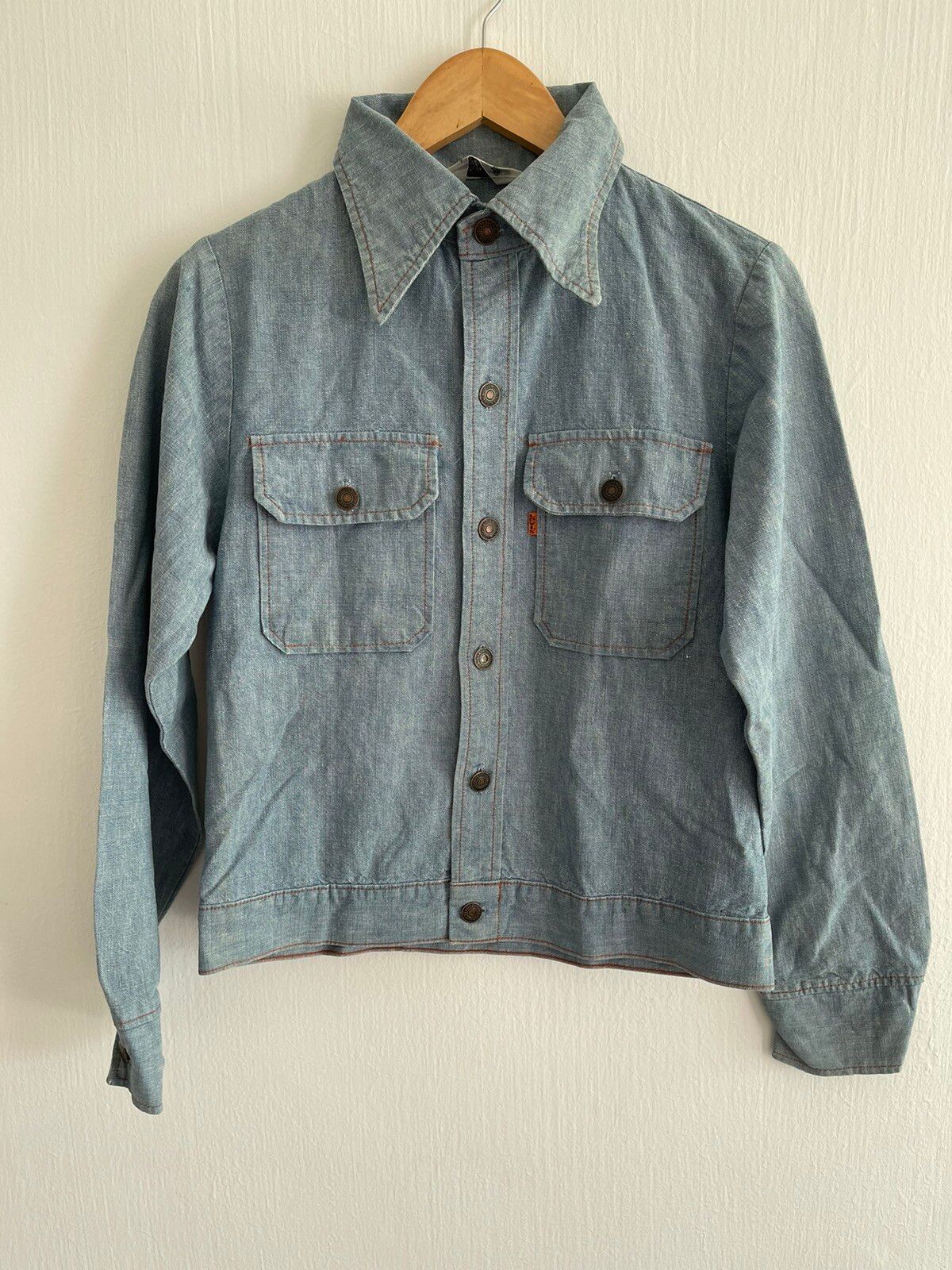 Vintage Levi’s panatela 70s chambray jacket - 1