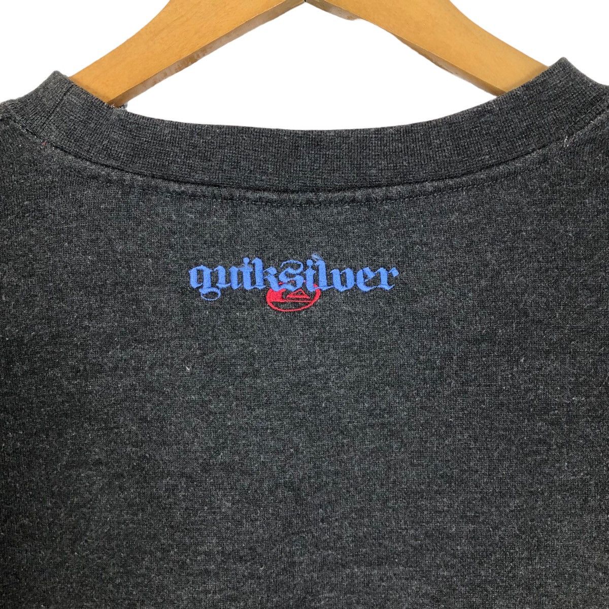 Vintage Quiksilver Crewneck Sweatshirt Big Logo Embroidery - 12