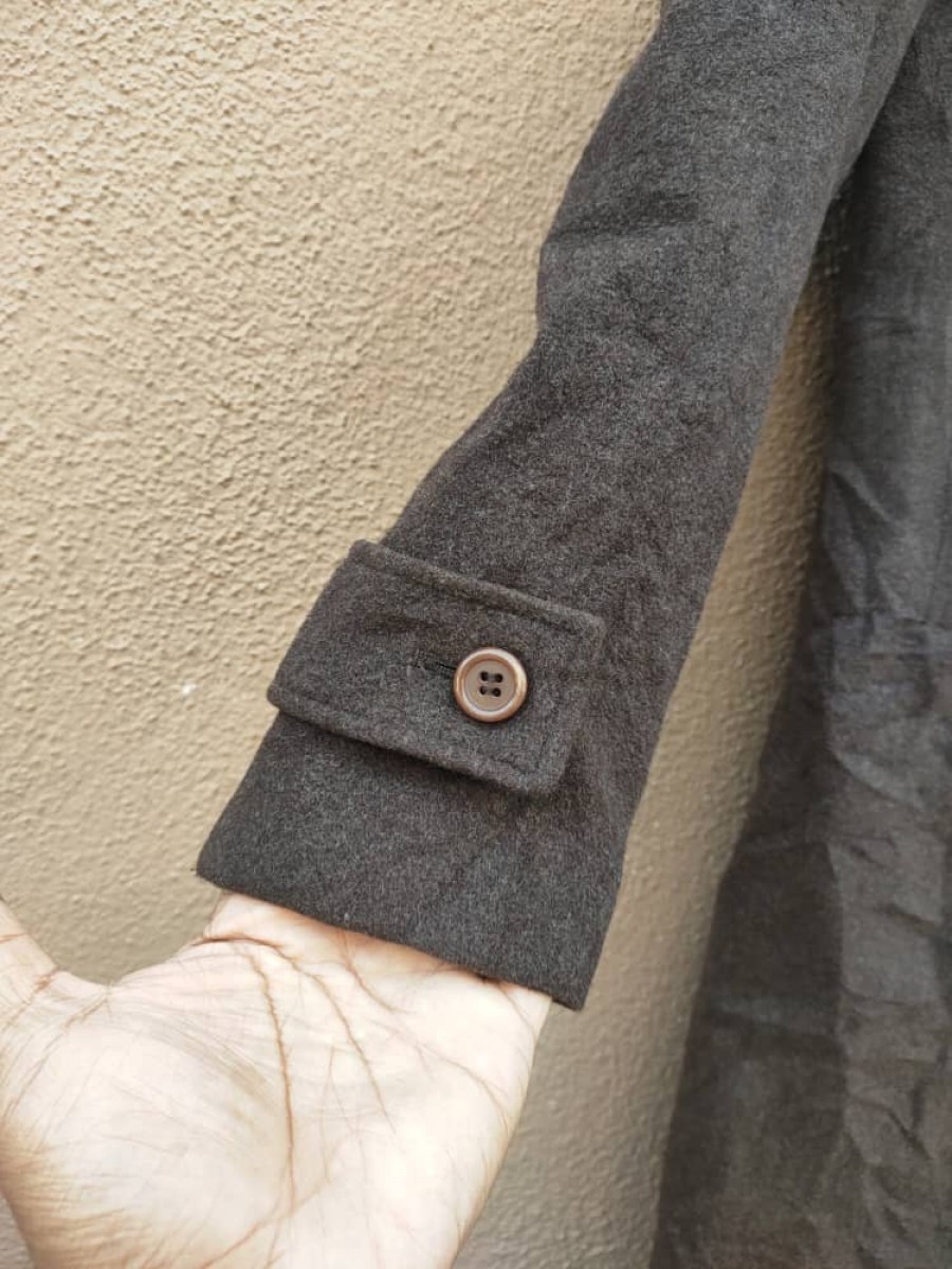 Cashmere & Wool - Ined Wool Long Jacket - 4