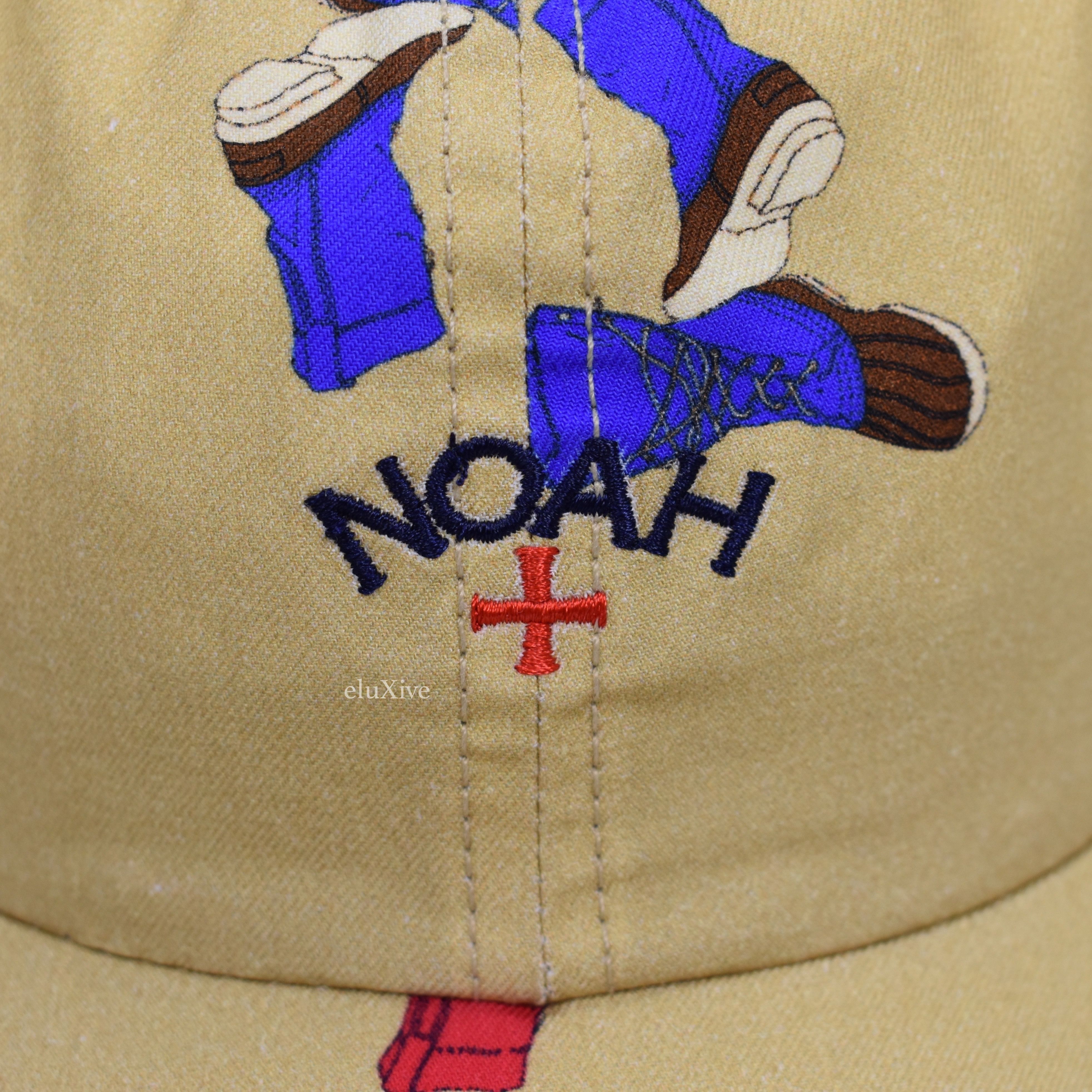 Noah RARE Tan Core Logo Boot Print Hat NWT - 3