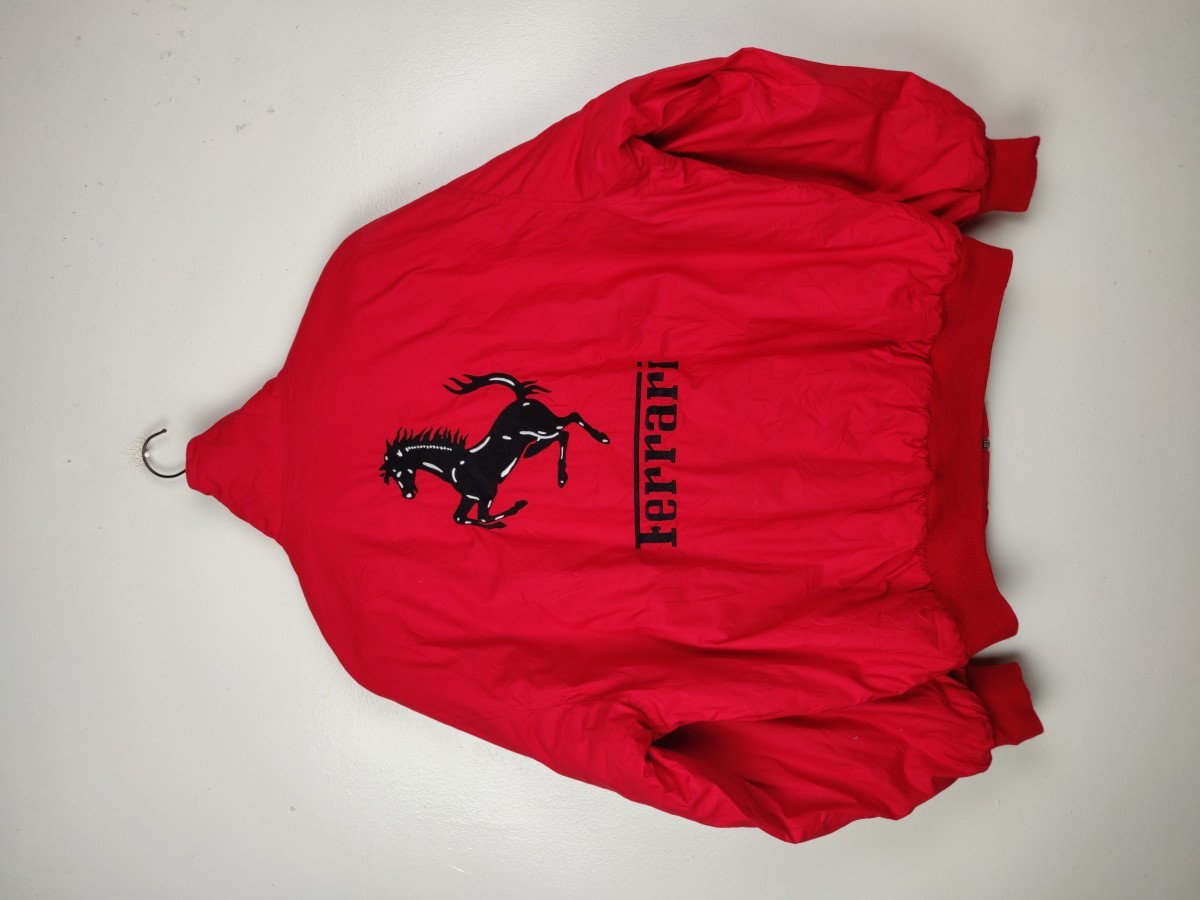 Ferrari - Bomber Style Zipper Jacket Outerwear - 12