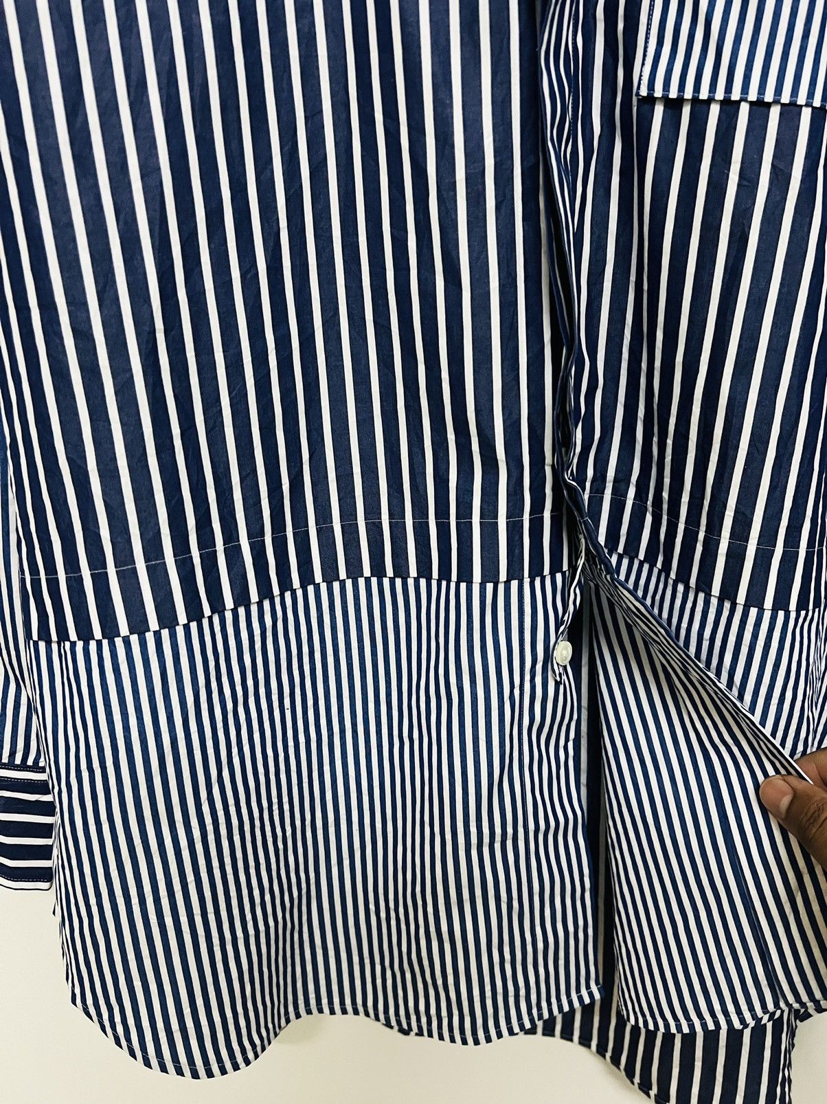 Uniqlo - Jil Sander X Ut +J Oversized Striped Shirt - 4