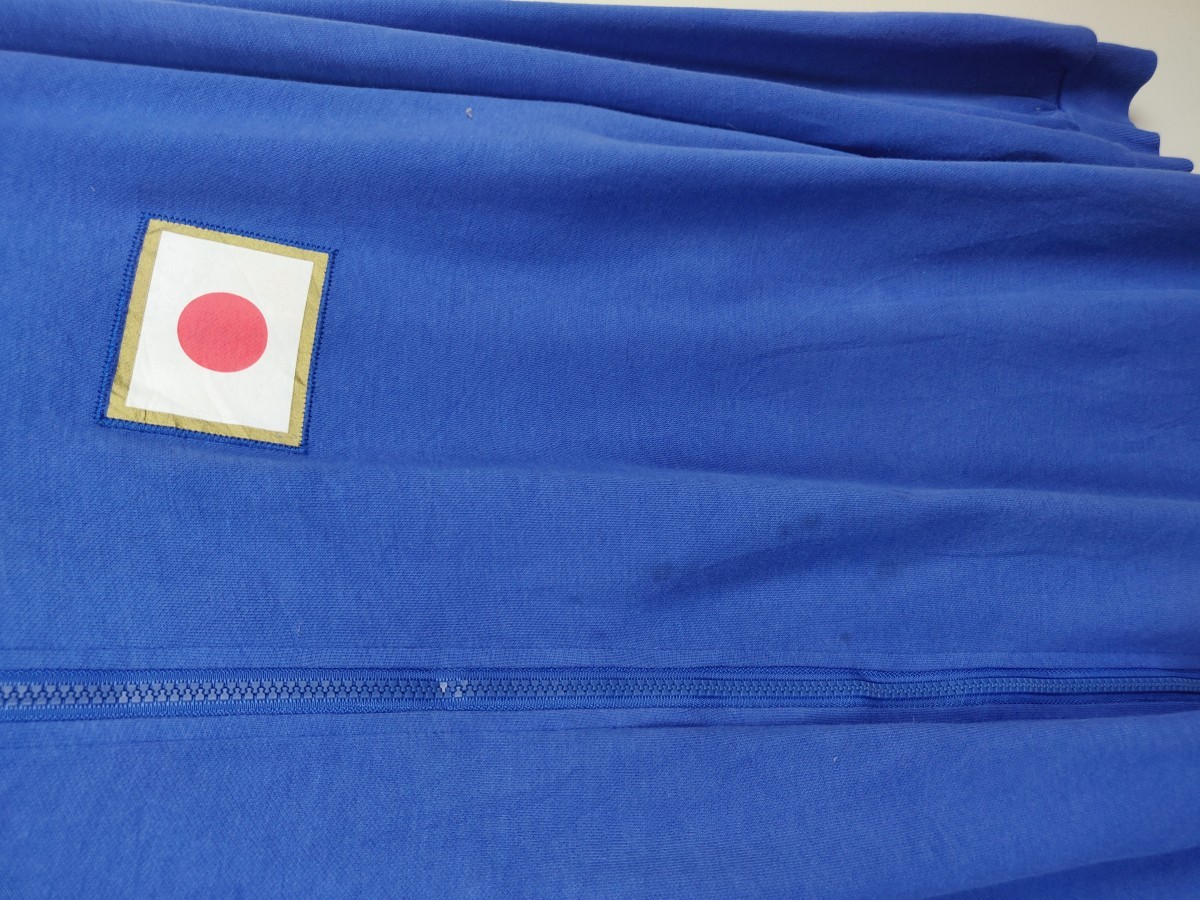 Japan Blue - 2009 Japan National Team Sweat Zip Up Overall Coveralls - 7