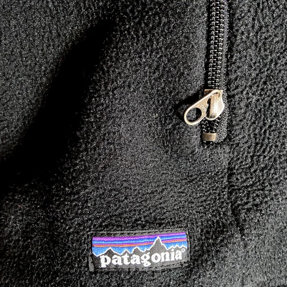 Patagonia Synchilla Vest Black Zipper Pockets Medium - 2