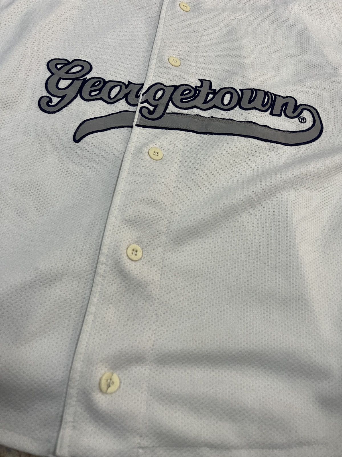 Vintage Starter Georgetown Hoyas Baseball Jersey - 6