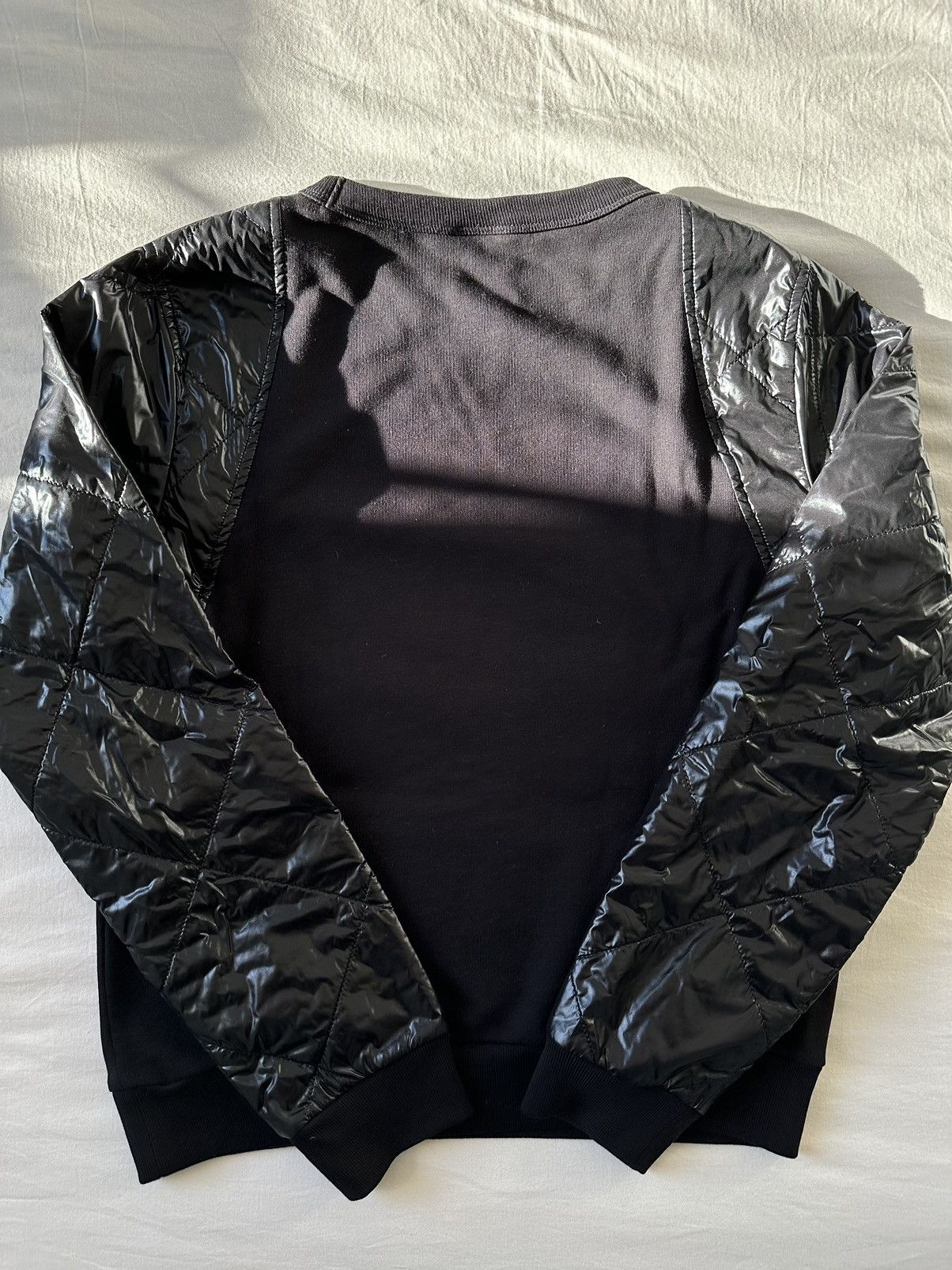 Dries Van Noten Sweater Nylon Sleeves - 2