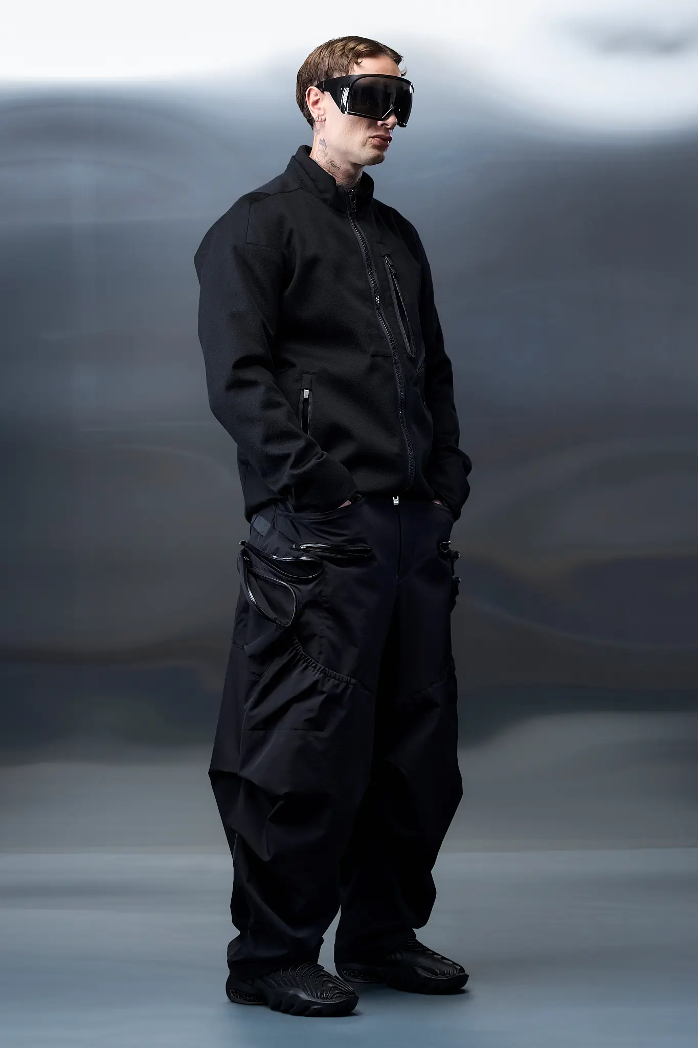 ACRONYM P59A-DS BLACK Sサイズ ACRONYM P59A-DS schoeller® Dryskin™ Cargo Pant | enigmatika