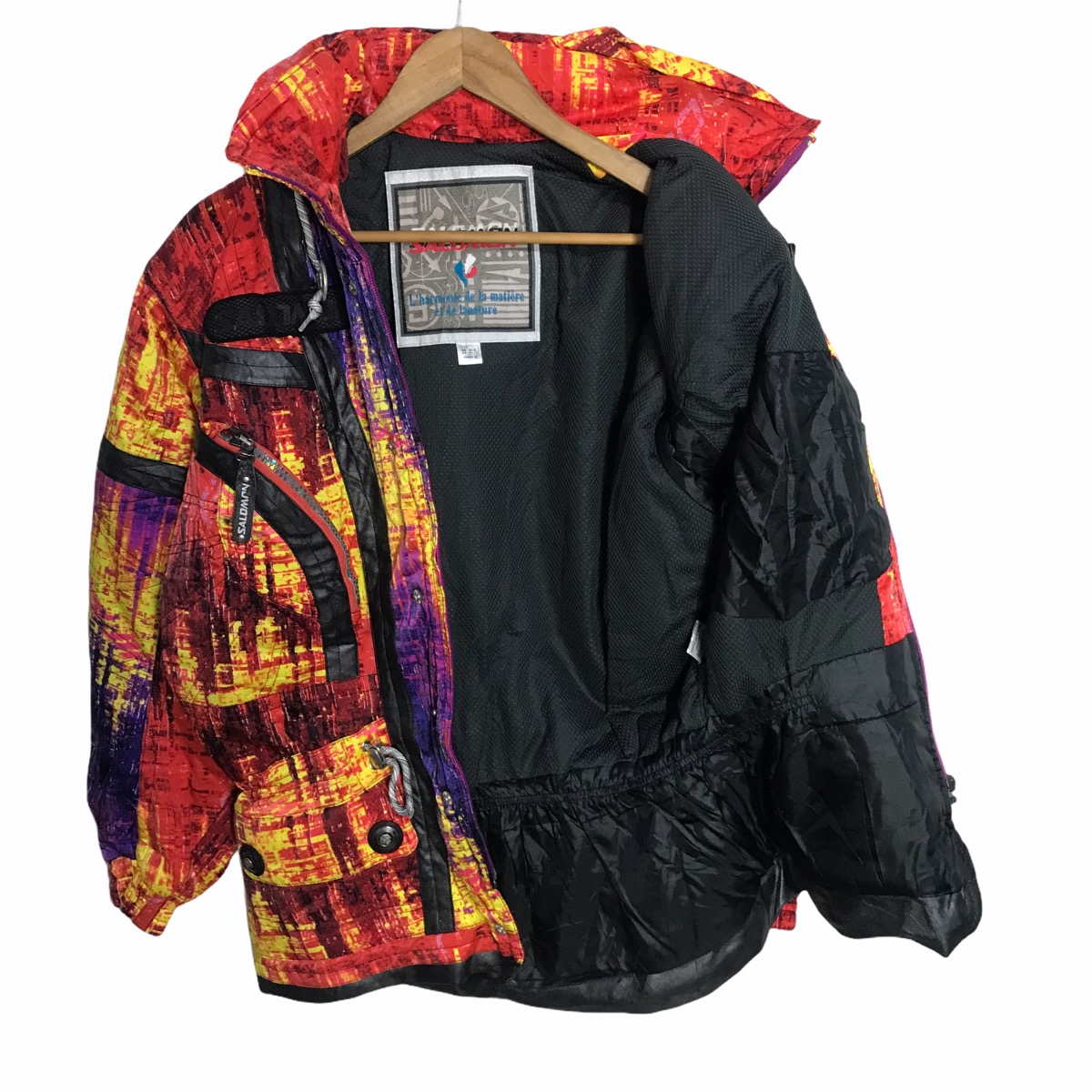 Salomon multicolour unisex ski jacket medium size - 3