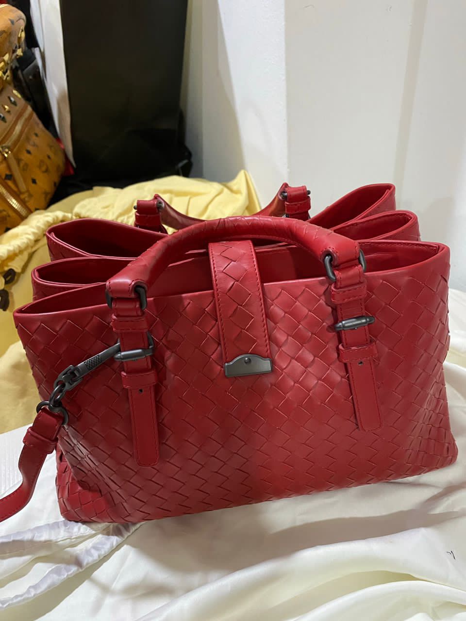 Authentic BOTTEGA VENETA women Handbag Borsa Pchv Leggera - 2