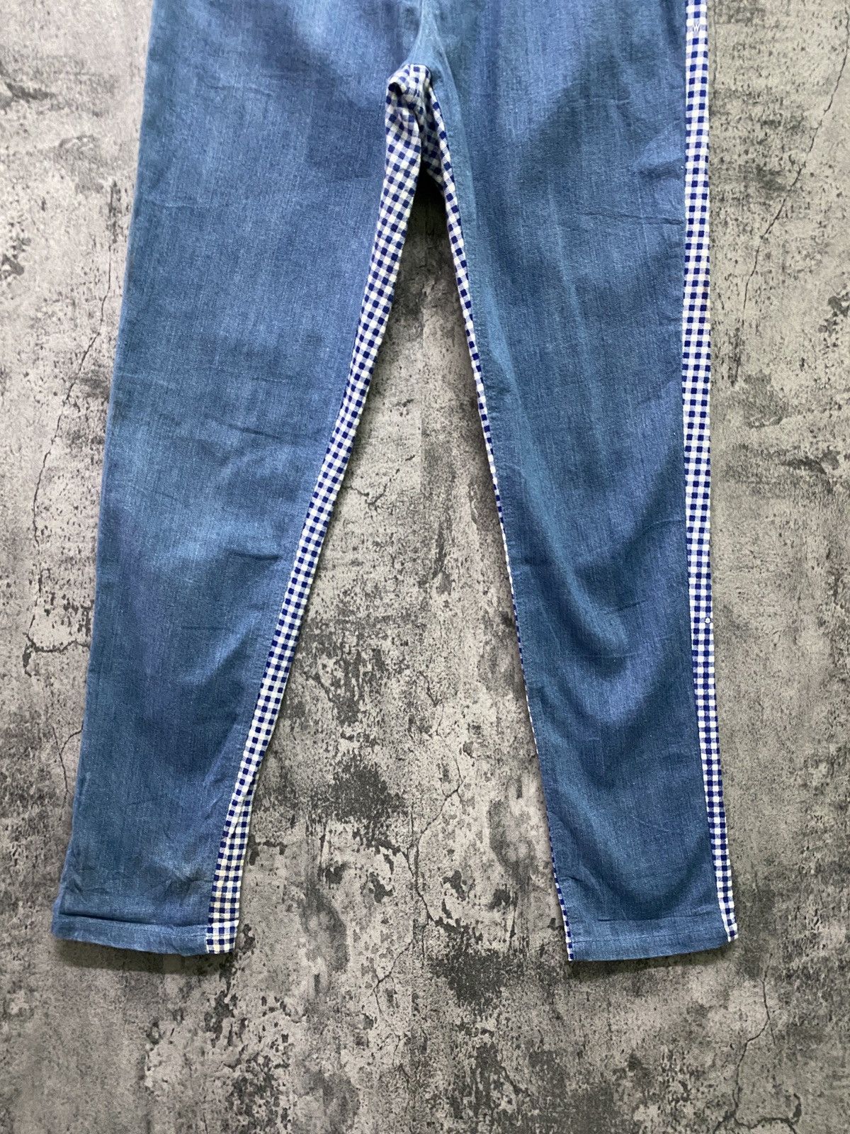 Designer - Japanese Brand RCWB Hybrid Checked Design Pants - 8