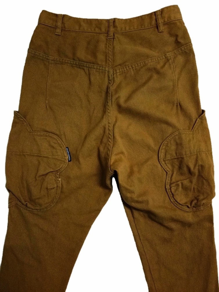 Mercibeaucoup - Mercibeaucoup Pocket cargo drop crotch pants khakis brown - 7